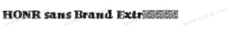 HONR sans Brand Extr字体转换